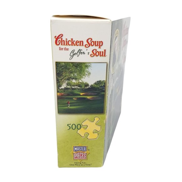 Master Pieces Puzzle Chicken Soup For The Golfers Soul 500 Pc Complete Booklet - Picture 6 of 8
